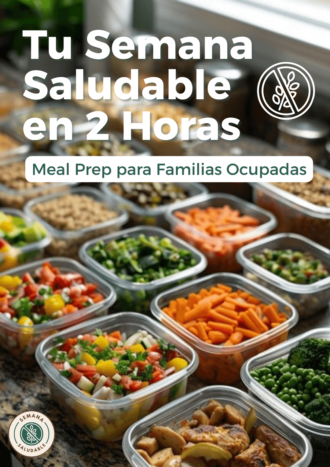 Mockup del Ebook Tu Semana Saludable en 2 Horas