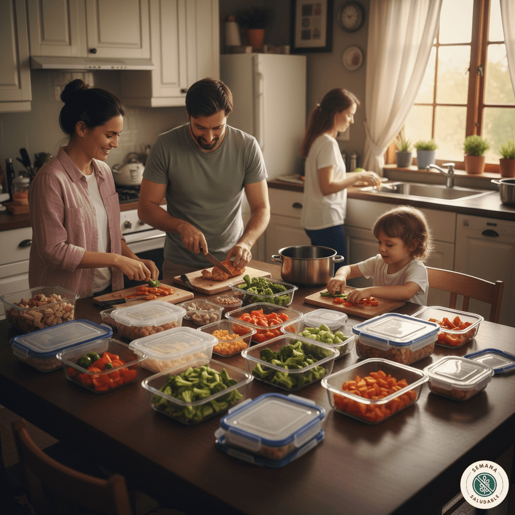 Mamá estresada sin tiempo para cocinar - necesitando una solución
